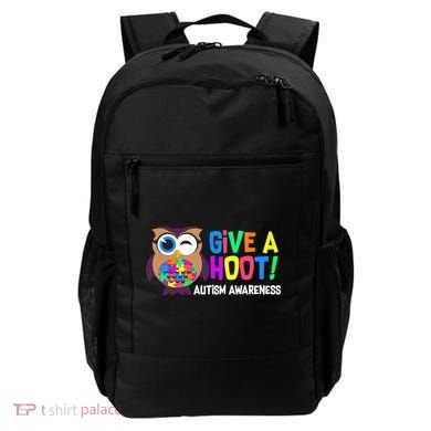 Give A Hoot Autism Awareness Backpack
