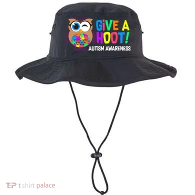 Give A Hoot Autism Awareness Bucket Hat