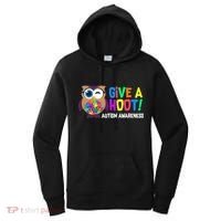Give A Hoot Autism Awareness Women's Hoodie thumb 0