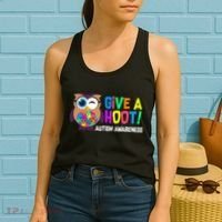 Give A Hoot Autism Awareness Women's Tank Top thumb 2