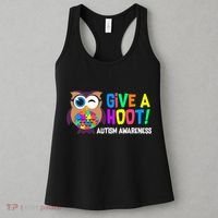 Give A Hoot Autism Awareness Women's Tank Top thumb 3