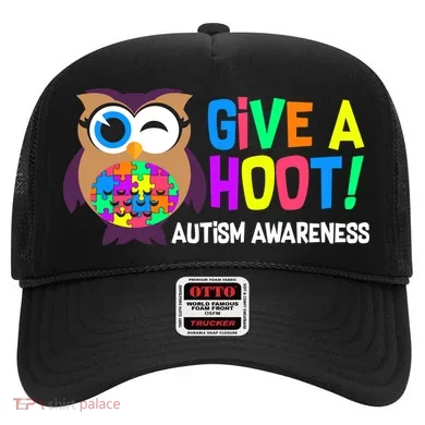 Give A Hoot Autism Awareness Hat