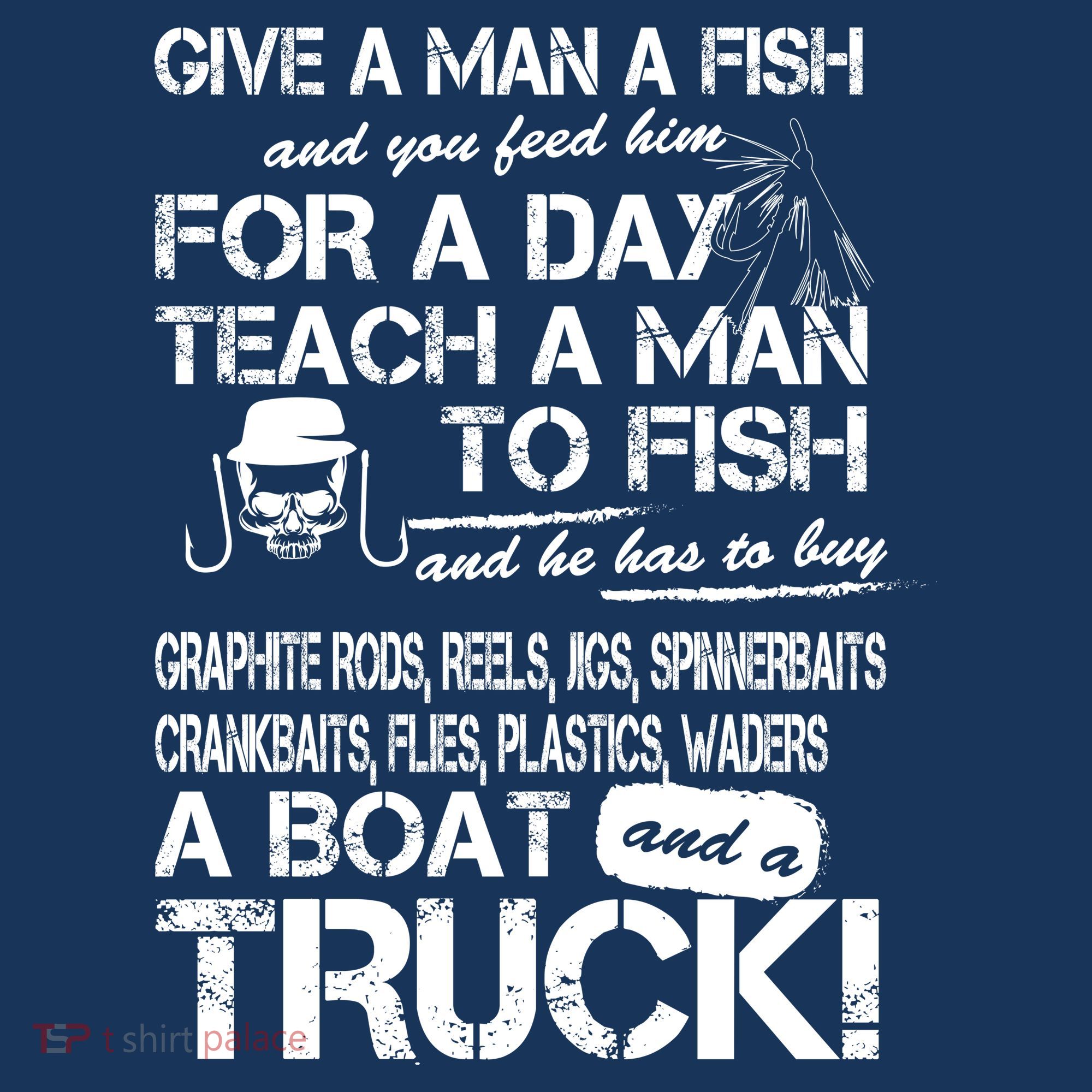 Give A Man A Fish A Boat And A Truck Women's Hoodie