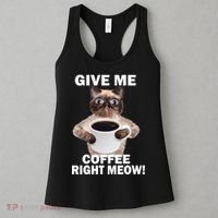 Give Me Coffee Right Meow Women's Tank Top thumb 3