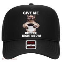 Give Me Coffee Right Meow Hat thumb 0