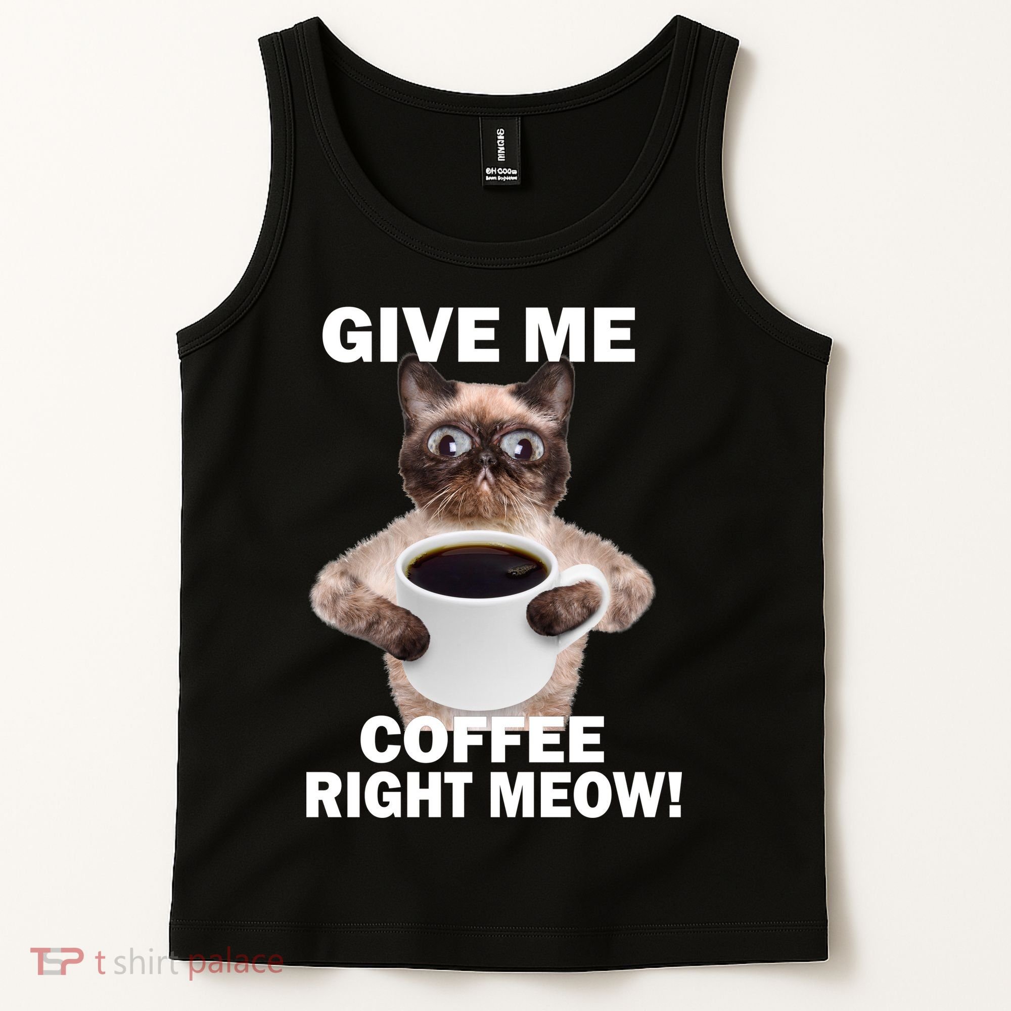 Give Me Coffee Right Meow Tank Top