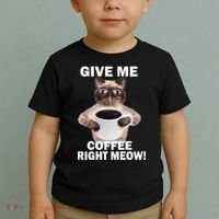 Give Me Coffee Right Meow Toddler T-Shirt thumb 2