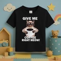 Give Me Coffee Right Meow Toddler T-Shirt thumb 3