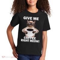 Give Me Coffee Right Meow Kids T-Shirt thumb 2