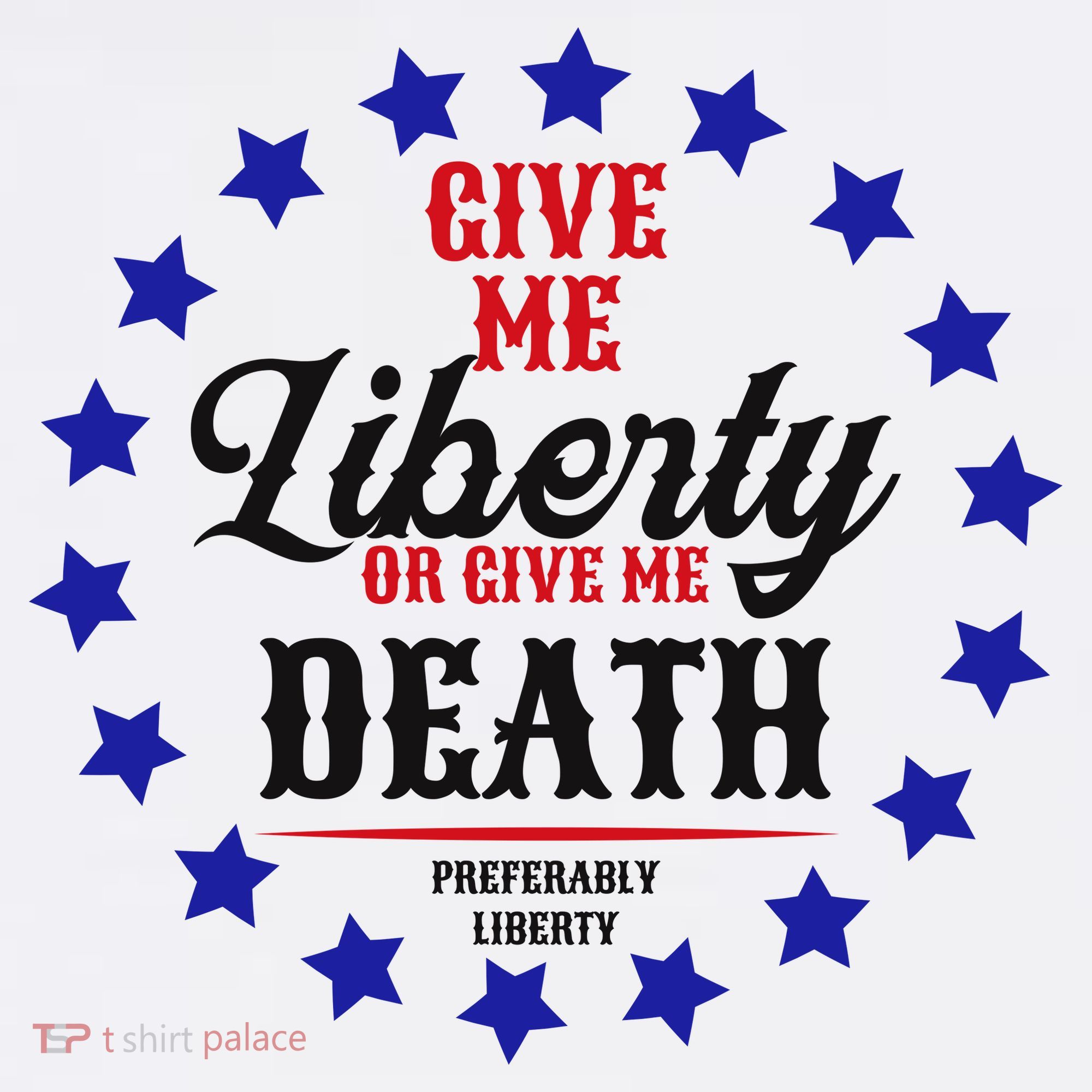 Give Me Liberty Or Give Me Death Mousepad