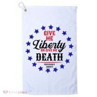 Give Me Liberty Or Give Me Death Golf Towel thumb 0