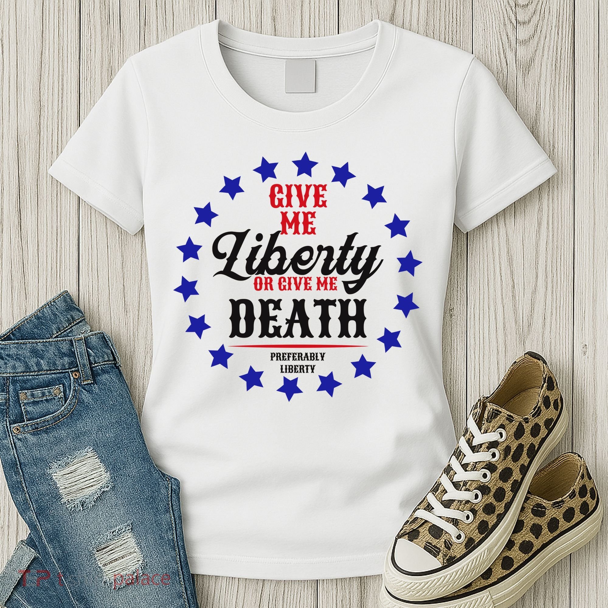 Give Me Liberty Or Give Me Death Women's T-Shirt