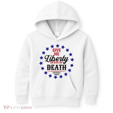 Give Me Liberty Or Give Me Death Kids Hoodie