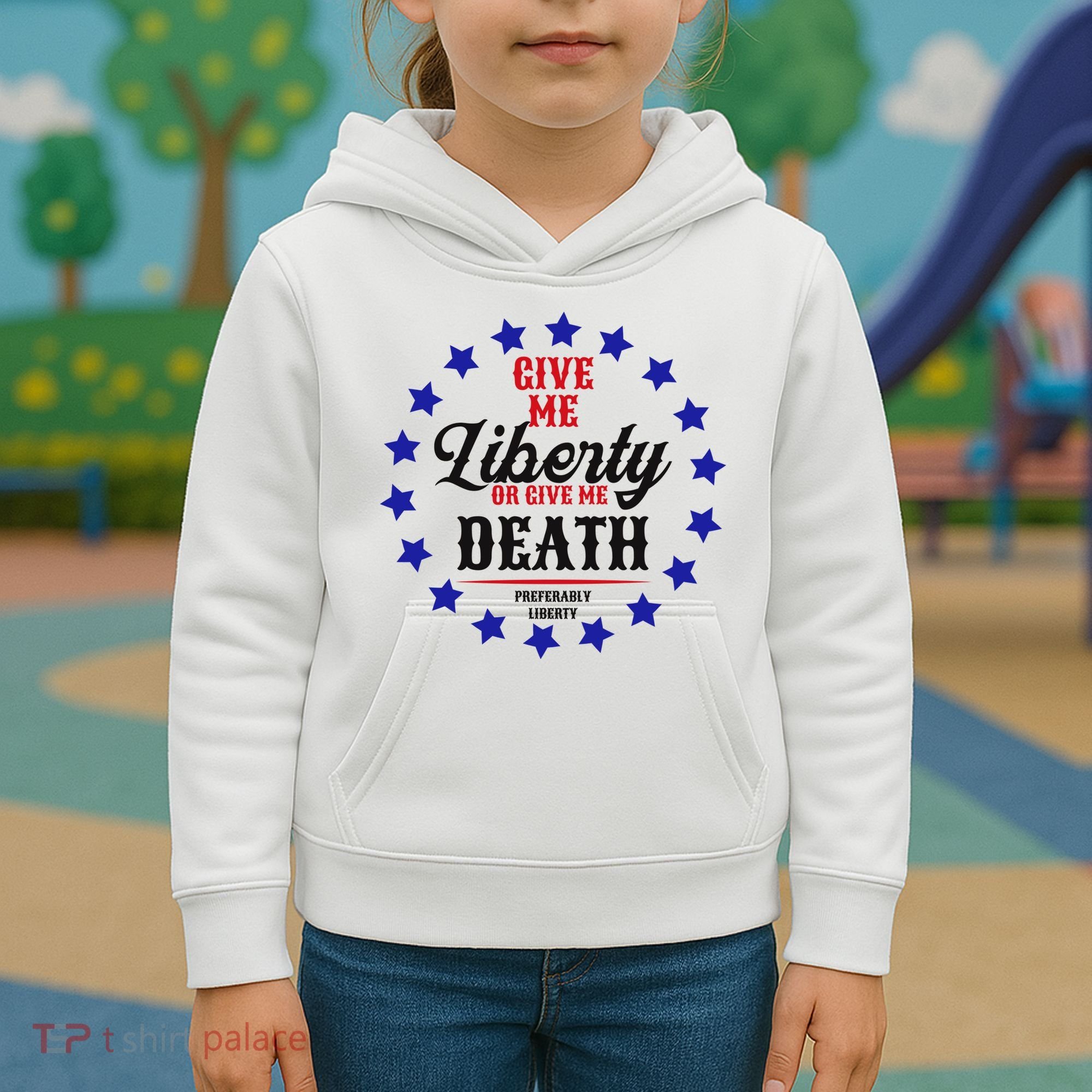 Give Me Liberty Or Give Me Death Kids Hoodie