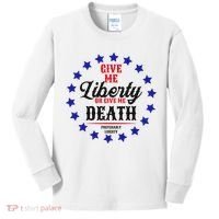 Give Me Liberty Or Give Me Death Kids Long Sleeve Shirt thumb 0