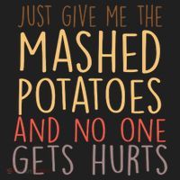 Give Me Mashed Potatoes No One Gets Hurt Beanie thumb 2