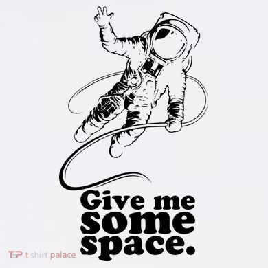 Give Me Some Space Comfort Colors Garment-Dyed Hooded Sweatshirt