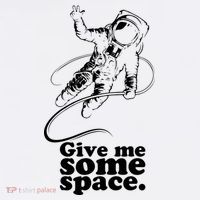 Give Me Some Space Comfort Colors Garment-Dyed Hooded Sweatshirt thumb 2