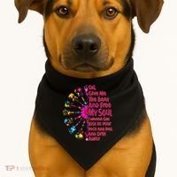 Give Me The Beat Hippie Guitars USA-Made Doggie Bandana thumb 1