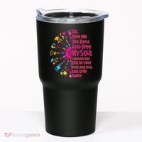Give Me The Beat Hippie Guitars Tumbler thumb 0