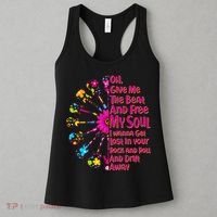 Give Me The Beat Hippie Guitars Women's Tank Top thumb 3