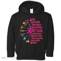 Give Me The Beat Hippie Guitars Toddler Hoodie thumb 0