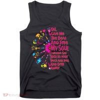 Give Me The Beat Hippie Guitars Tank Top thumb 0