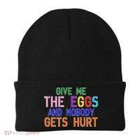 Give Me The Eggs and Nobody Gets Hurt Easter Egg Hunt Beanie thumb 0