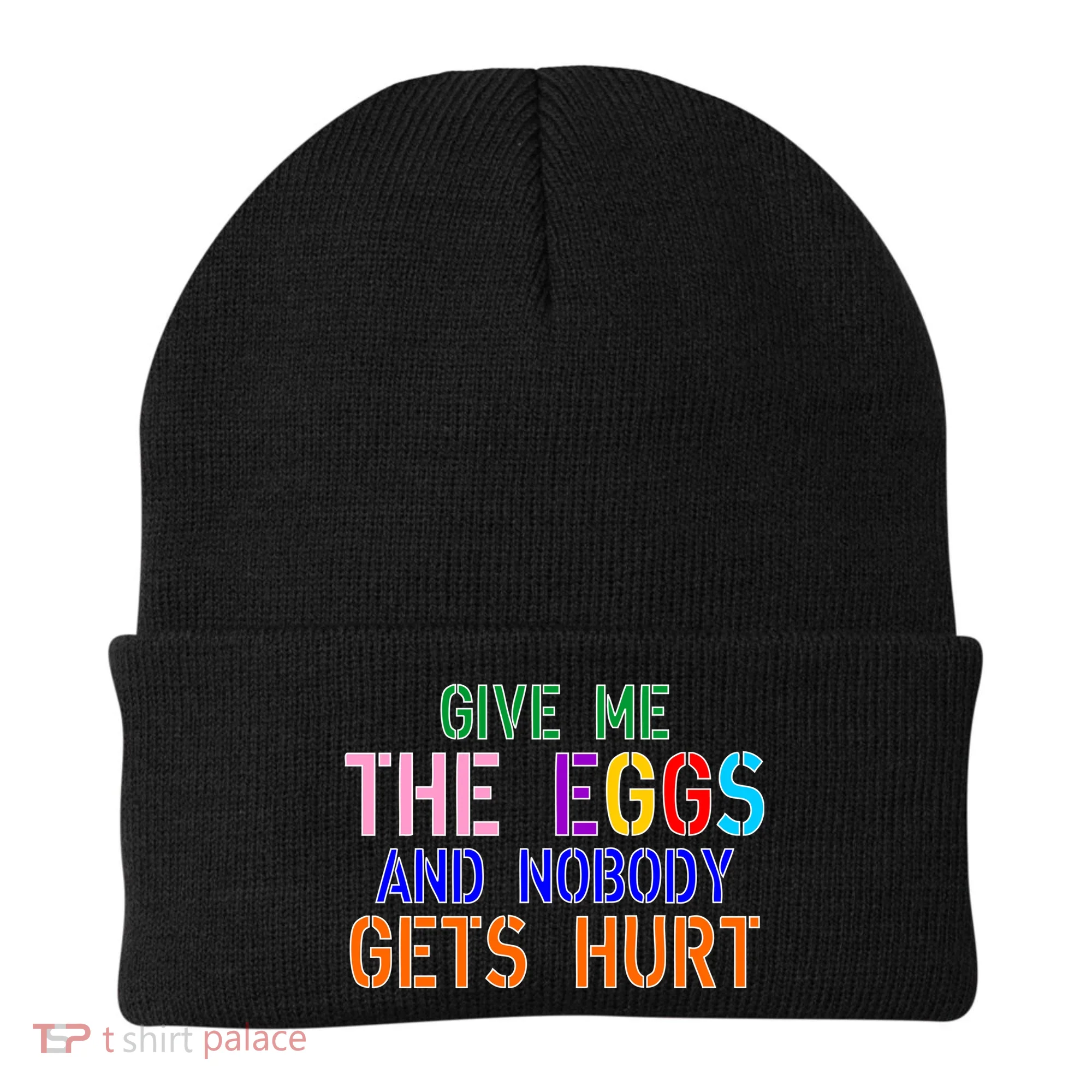 Give Me The Eggs and Nobody Gets Hurt Easter Egg Hunt Beanie
