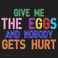 Give Me The Eggs and Nobody Gets Hurt Easter Egg Hunt Beanie thumb 2