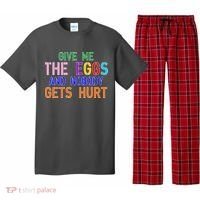 Give Me The Eggs and Nobody Gets Hurt Easter Egg Hunt Pajama Set thumb 0