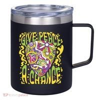 Give Peace A Chance Hippie Guitar Pick 12oz Stainless Steel Coffee Mug thumb 0