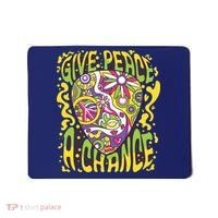 Give Peace A Chance Hippie Guitar Pick Mousepad thumb 0