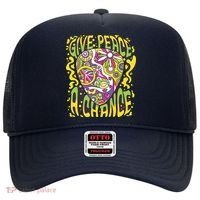 Give Peace A Chance Hippie Guitar Pick Hat thumb 0