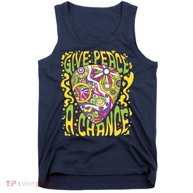 Give Peace A Chance Hippie Guitar Pick Tank Top