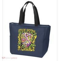 Give Peace A Chance Hippie Guitar Pick Tote Bag thumb 3
