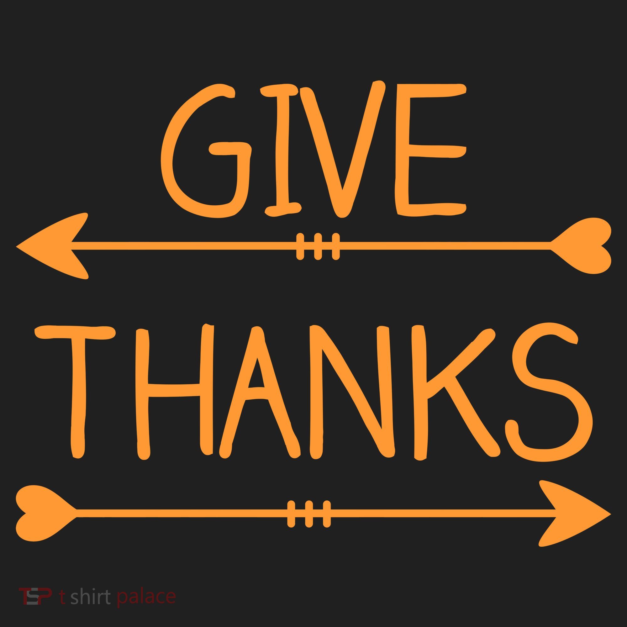 Give Thanks Arrows Heart Thanksgiving Tumbler