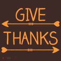 Give Thanks Arrows Heart Thanksgiving Coaster thumb 2