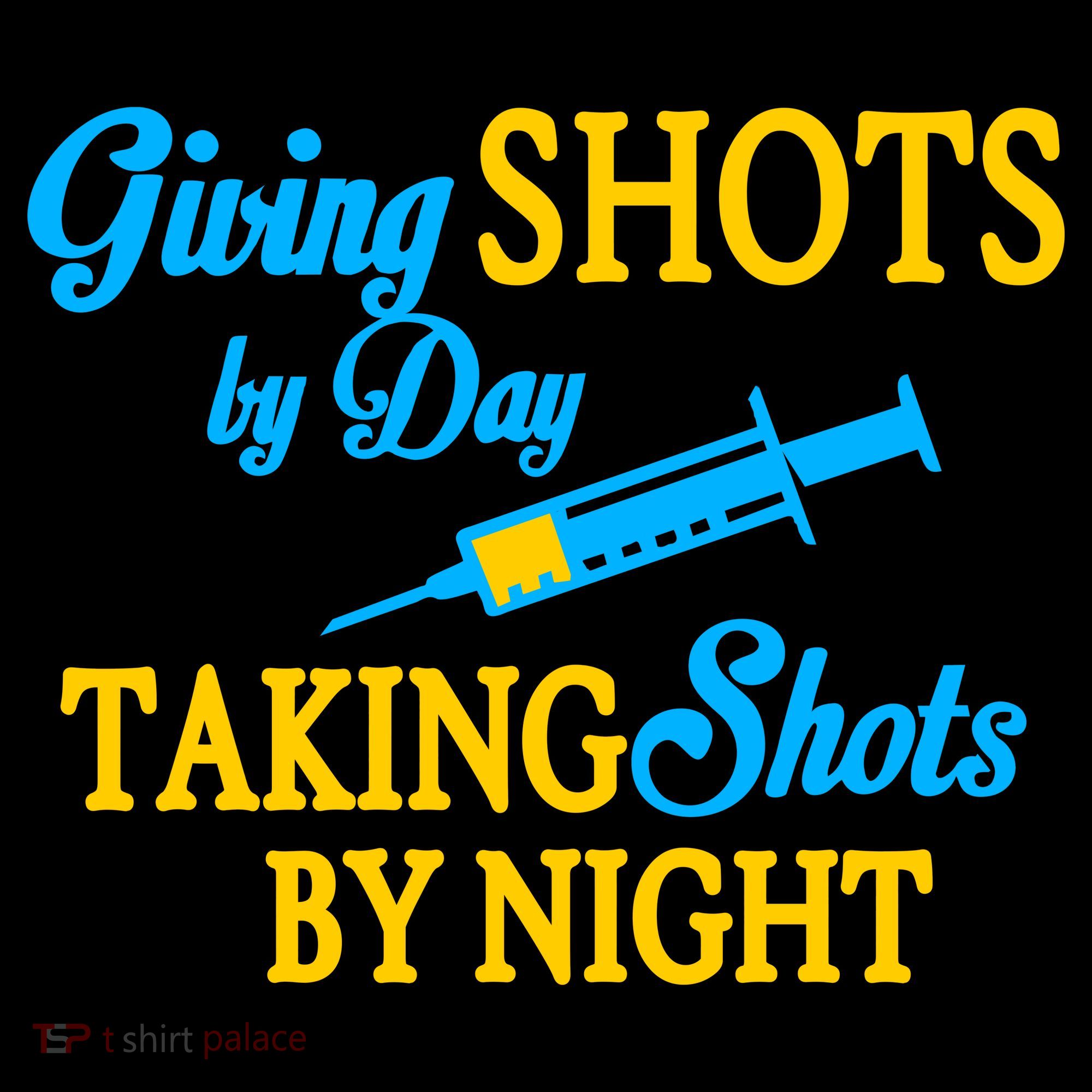 Givings Shots By Day and Taking Shots By Night Nurse Women's Hoodie