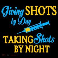 Givings Shots By Day and Taking Shots By Night Nurse Women's Tank Top thumb 5