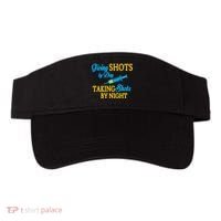 Givings Shots By Day and Taking Shots By Night Nurse Visor thumb 0