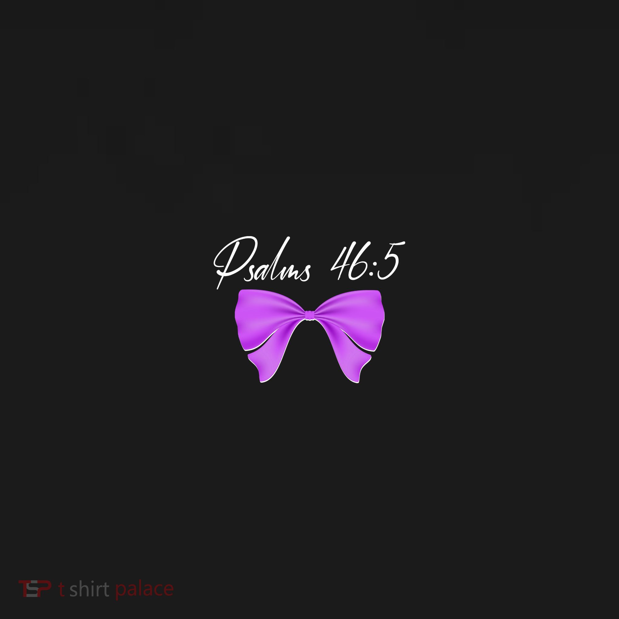 God Is Within Her She Will Not Fall Psalms 46:5 Front Back Doggie Tank