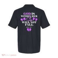 God Is Within Her She Will Not Fall Psalms 46:5 Front Back Polo thumb 1