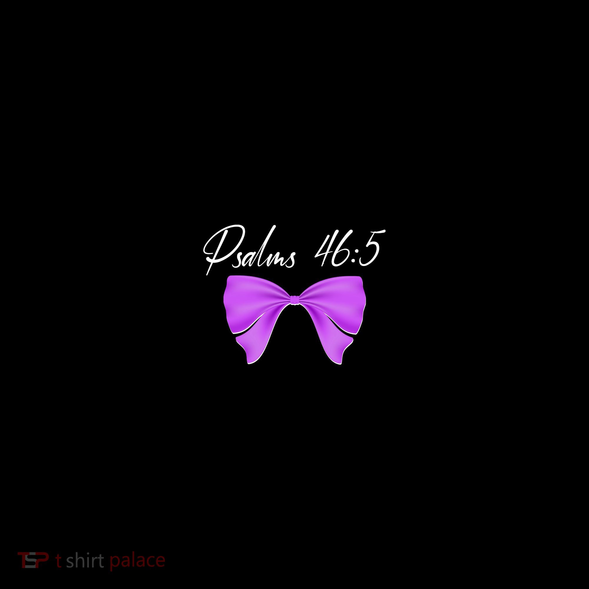 God Is Within Her She Will Not Fall Psalms 46:5 Front Back Polo