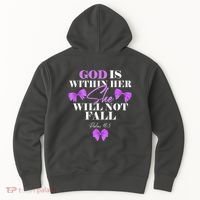 God Is Within Her She Will Not Fall Psalms 46:5 Front Back Hoodie thumb 6
