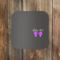 God Is Within Her She Will Not Fall Psalms 46:5 Front Back Coaster thumb 0