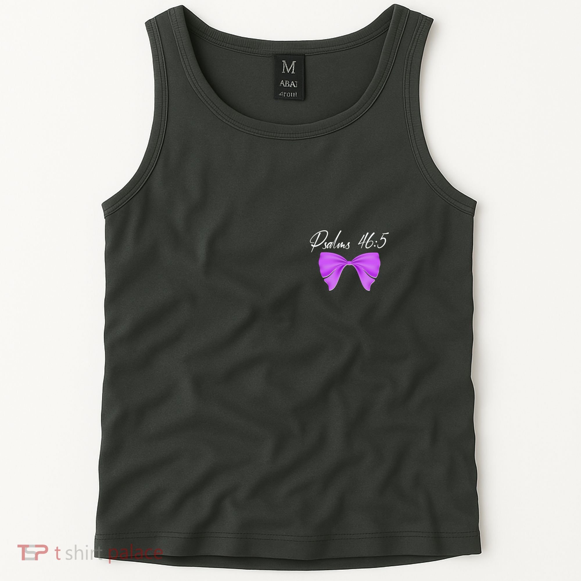 God Is Within Her She Will Not Fall Psalms 46:5 Front Back Tank Top