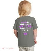 God Is Within Her She Will Not Fall Psalms 46:5 Front Back Toddler T-Shirt thumb 1