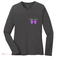 God Is Within Her She Will Not Fall Psalms 46:5 Front Back Women's Long Sleeve Shirt thumb 0