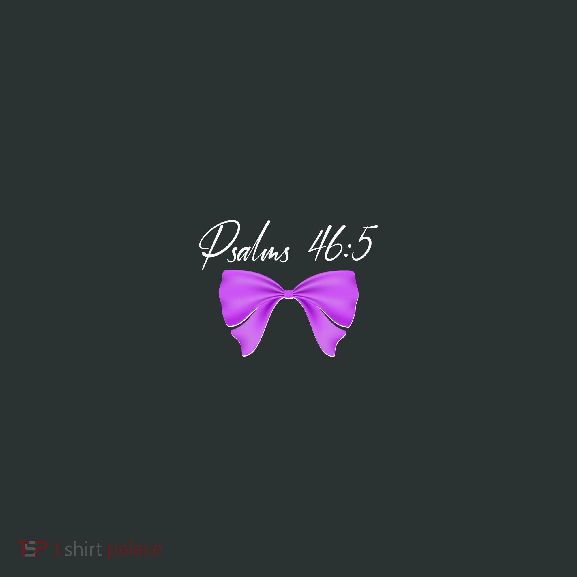 God Is Within Her She Will Not Fall Psalms 46:5 Front Back Kids Hoodie